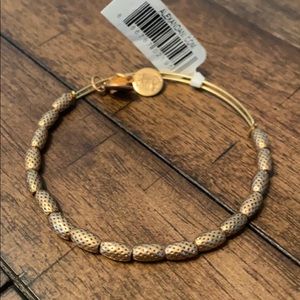 Brand new! Alex & Ani Indus seeded bracelet gold